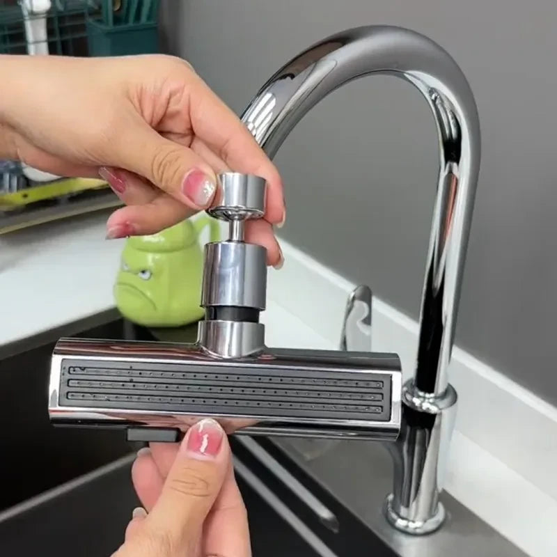Universal Rotating Kitchen Faucet Extension