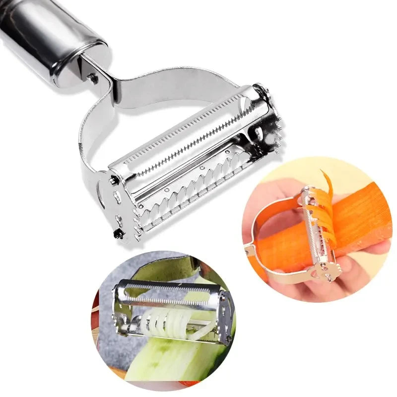 Stainless Steel Multifunctional Vegetable Peeler