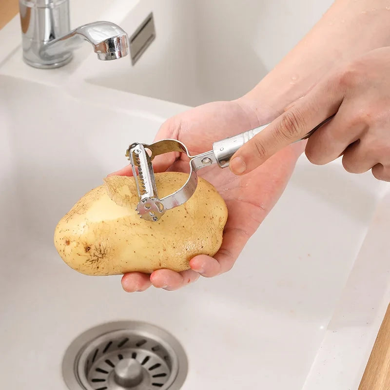 Stainless Steel Multifunctional Vegetable Peeler