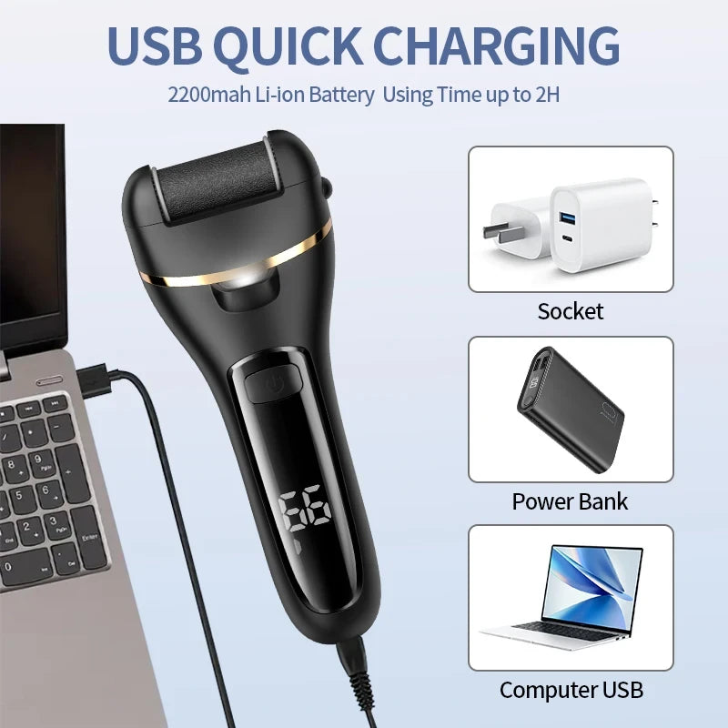 Rechargeable Electric Foot Grinder