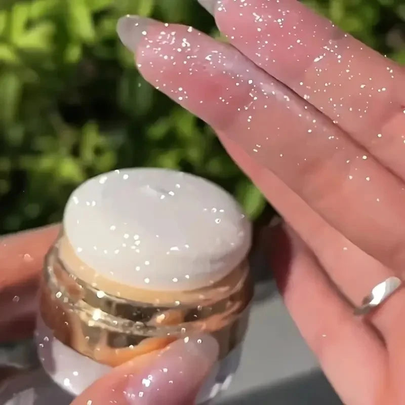 Moonlight White Body Glitter Powder
