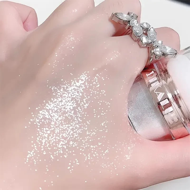 Moonlight White Body Glitter Powder