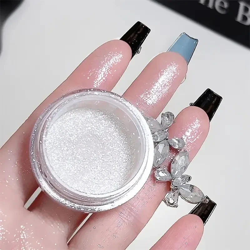 Moonlight White Body Glitter Powder