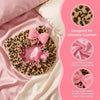 Leopard Print Satin Lined Sleep Bonnet