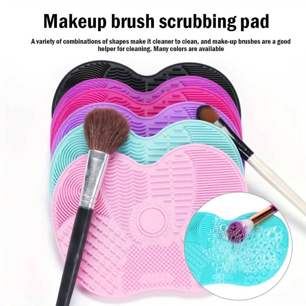 Silicone Apple Makeup Brush Cleaner Pad