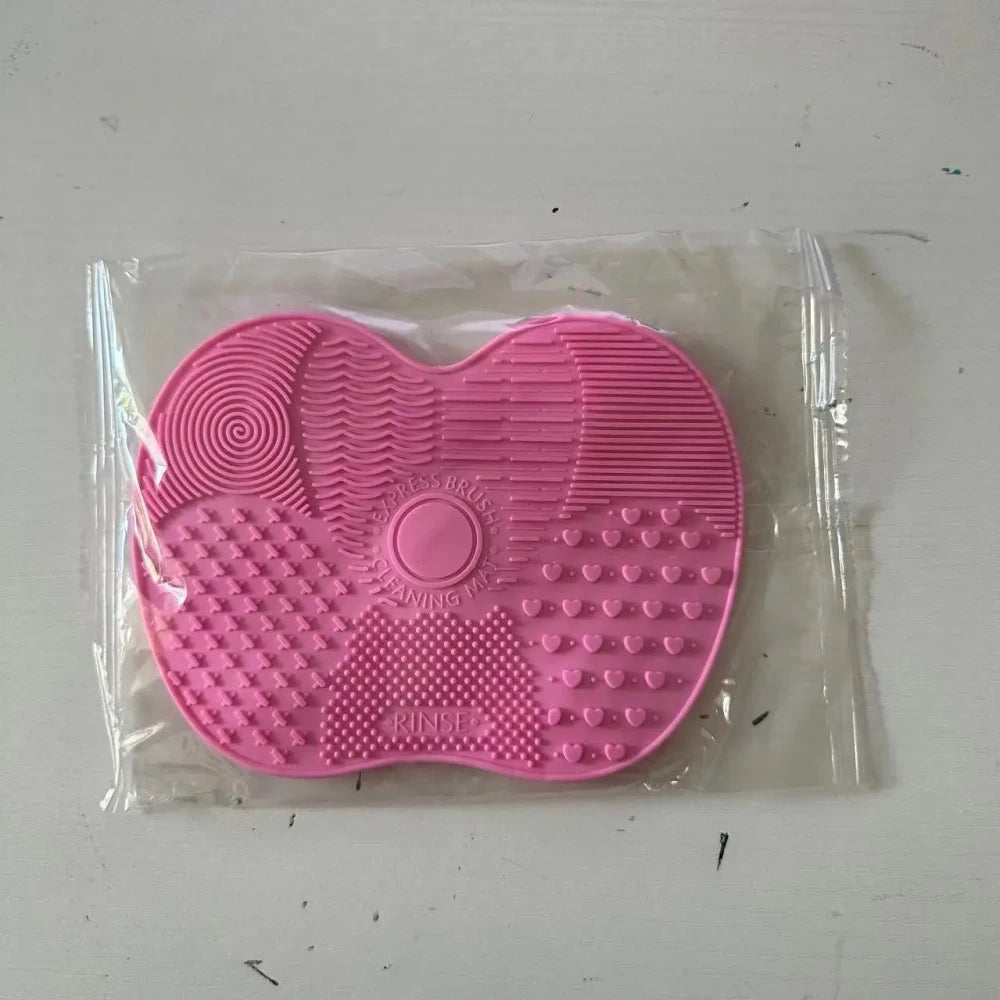 Silicone Apple Makeup Brush Cleaner Pad