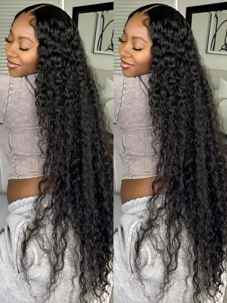 Water Wave Human Hair Lace Wig