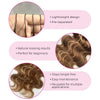 Boho Feathered Human Hair Crochet Extensions