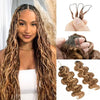 Boho Feathered Human Hair Crochet Extensions