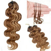 Boho Feathered Human Hair Crochet Extensions