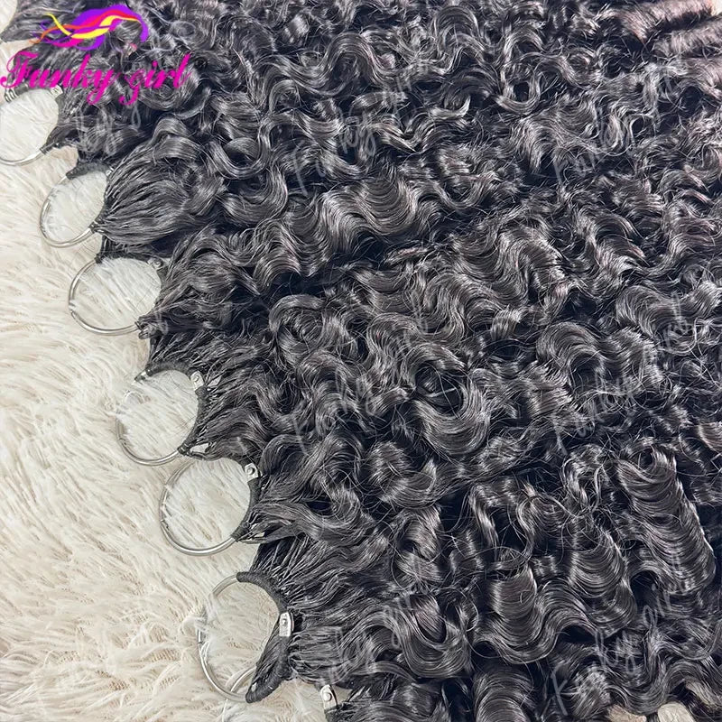 Burmese Curly Human Hair Crochet Bundles