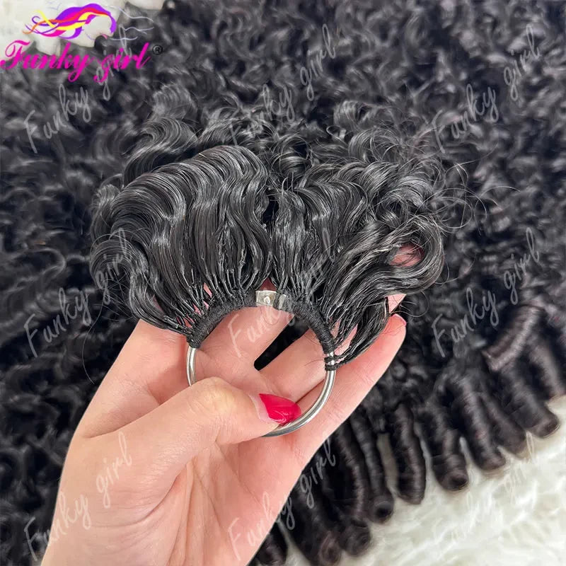 Burmese Curly Human Hair Crochet Bundles