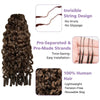 Chocolate Brown Burmese Curly Human Hair Crochet Braids