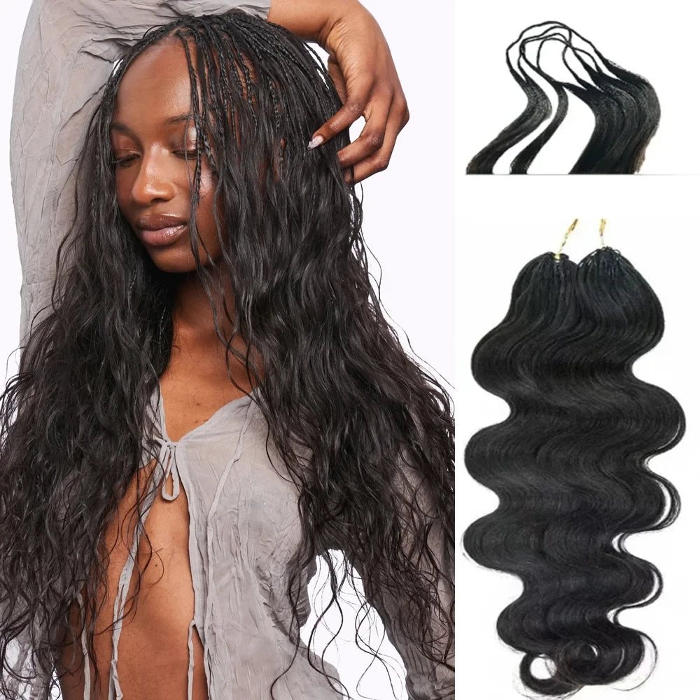 Human Hair Boho Crochet Braids