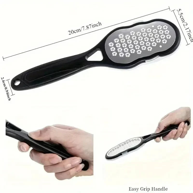 Anti Splash Stainless Steel Foot File