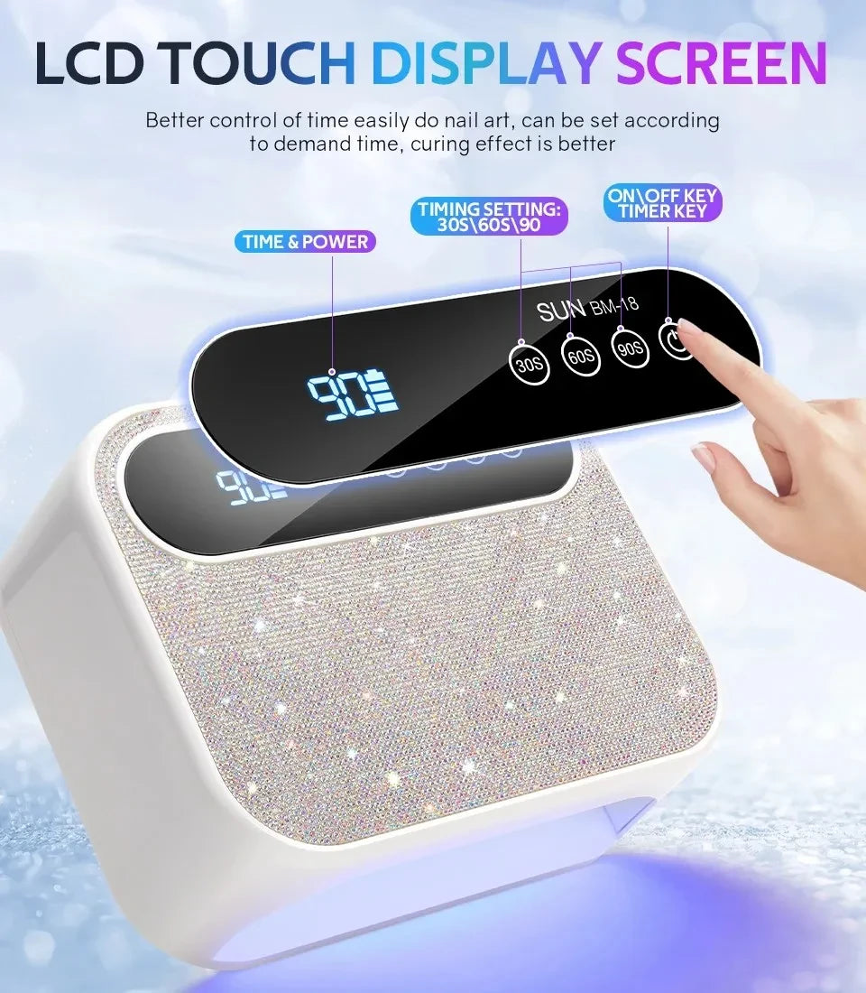 Cordless Rechargeable UV LED Nail Lamp