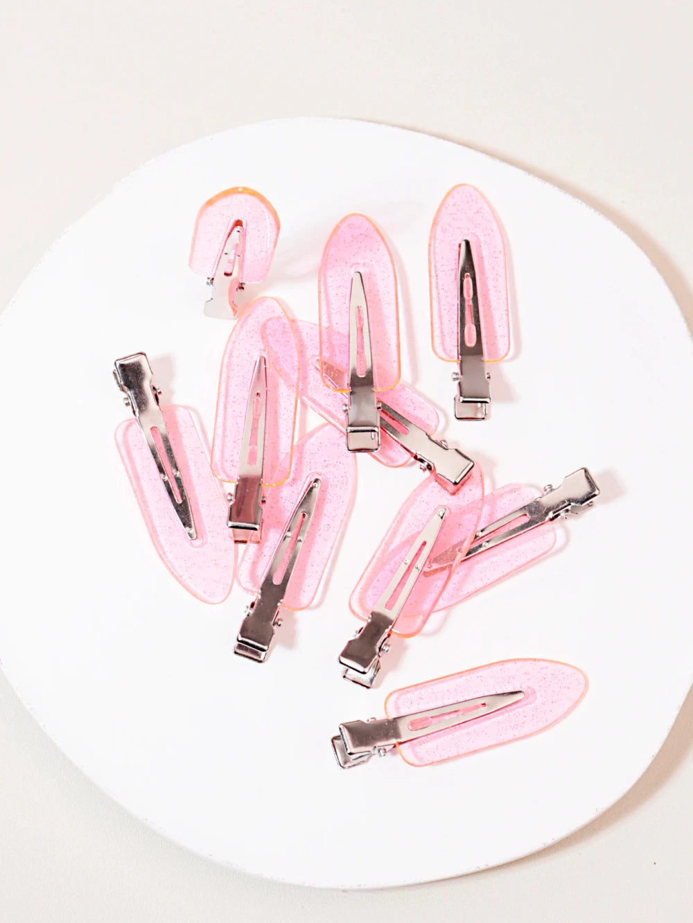 Transparent Hair Styling Clips