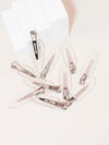 Transparent Hair Styling Clips