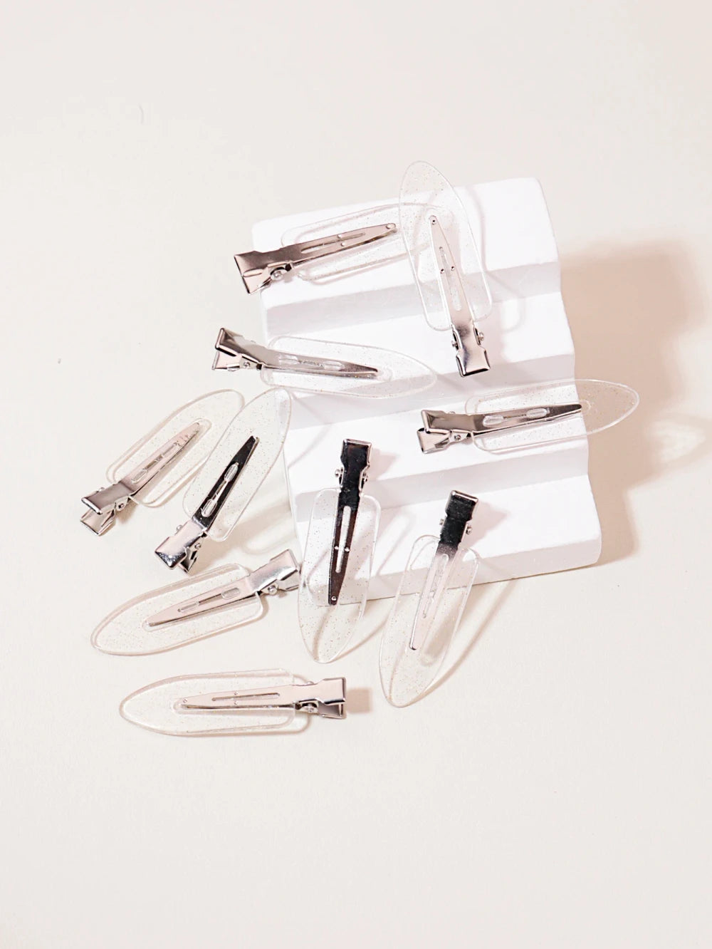 Transparent Hair Styling Clips