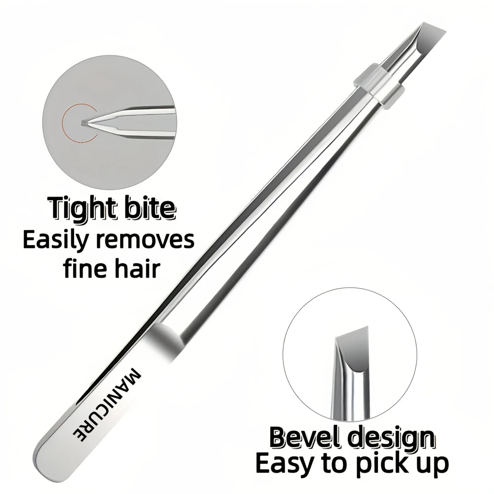 Stainless Steel Eyebrow Tweezer