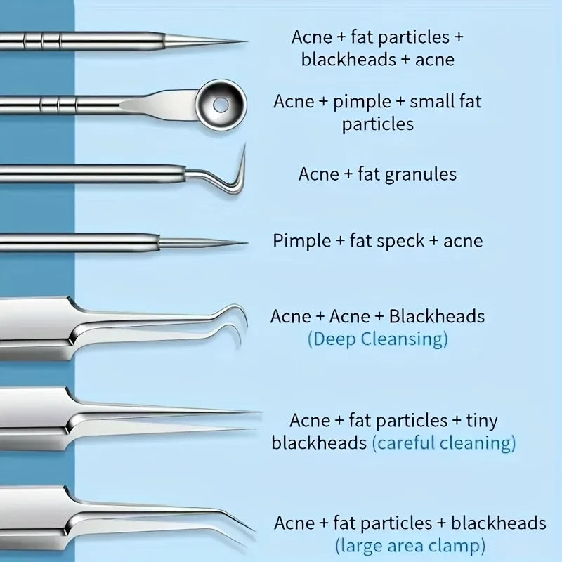 8-Piece Blackhead Remover Kit