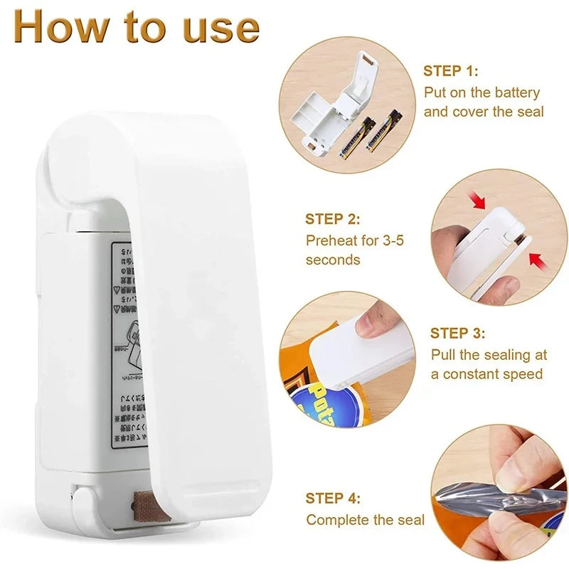 Mini Thermal Plastic Food Bag Sealer