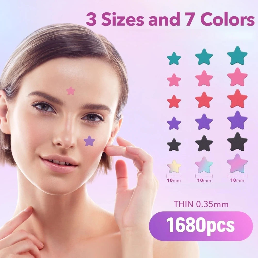 Colorful Star Pimple Patches