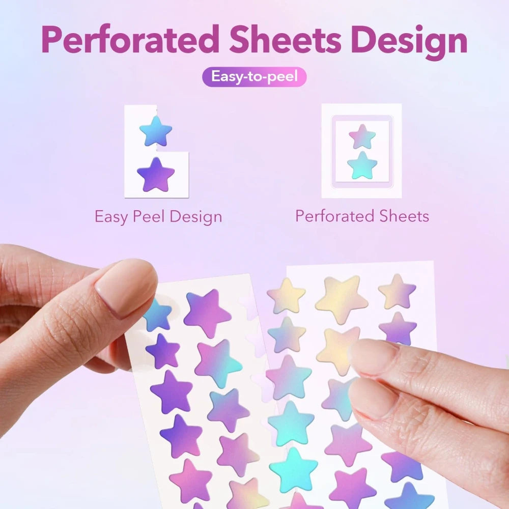 Colorful Star Pimple Patches