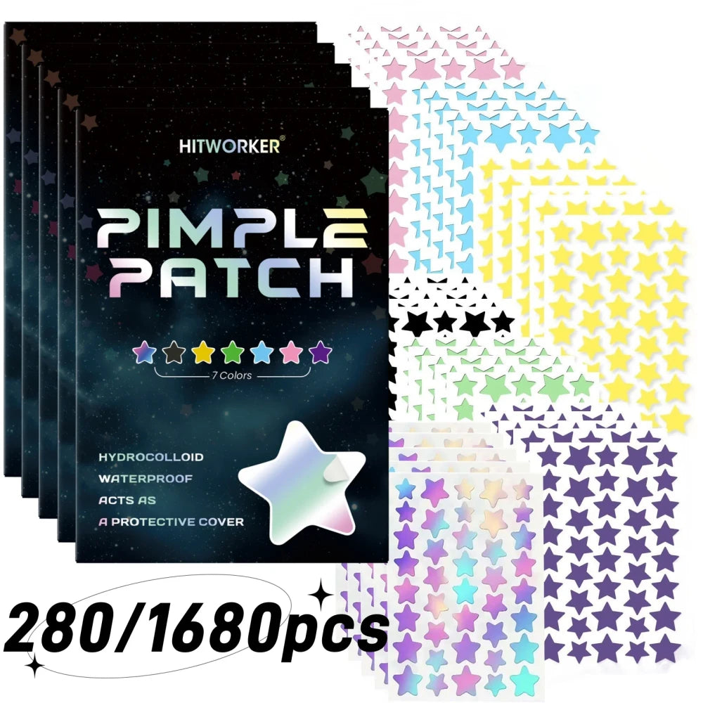 Colorful Star Pimple Patches