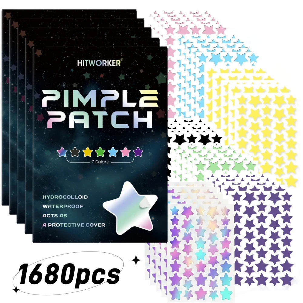 Colorful Star Pimple Patches