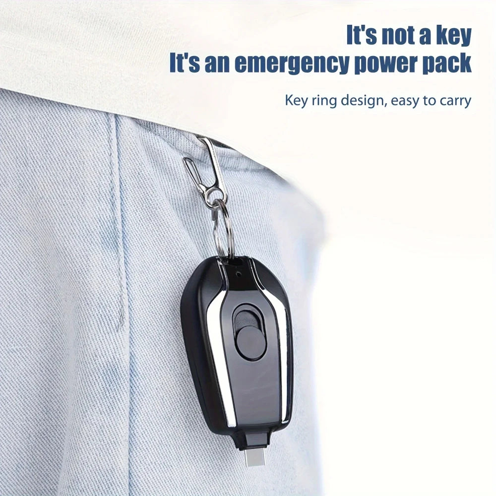 Mini Keychain Emergency Power Bank