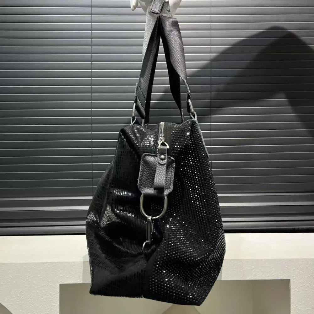 Nylon Teddy Bear Shoulder Bag