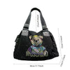 Nylon Teddy Bear Shoulder Bag
