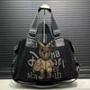 Nylon Teddy Bear Shoulder Bag