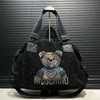 Nylon Teddy Bear Shoulder Bag
