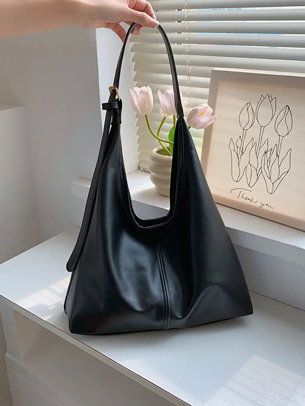Denim Work Tote Bag