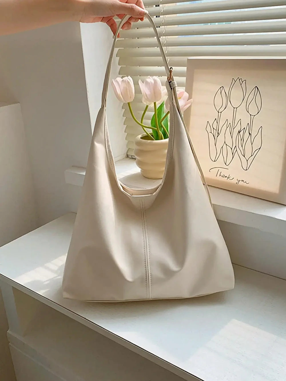 Denim Work Tote Bag