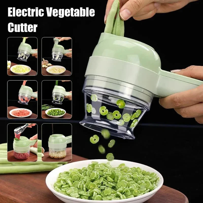 Wireless Electric Vegetable Chopper and Slicer