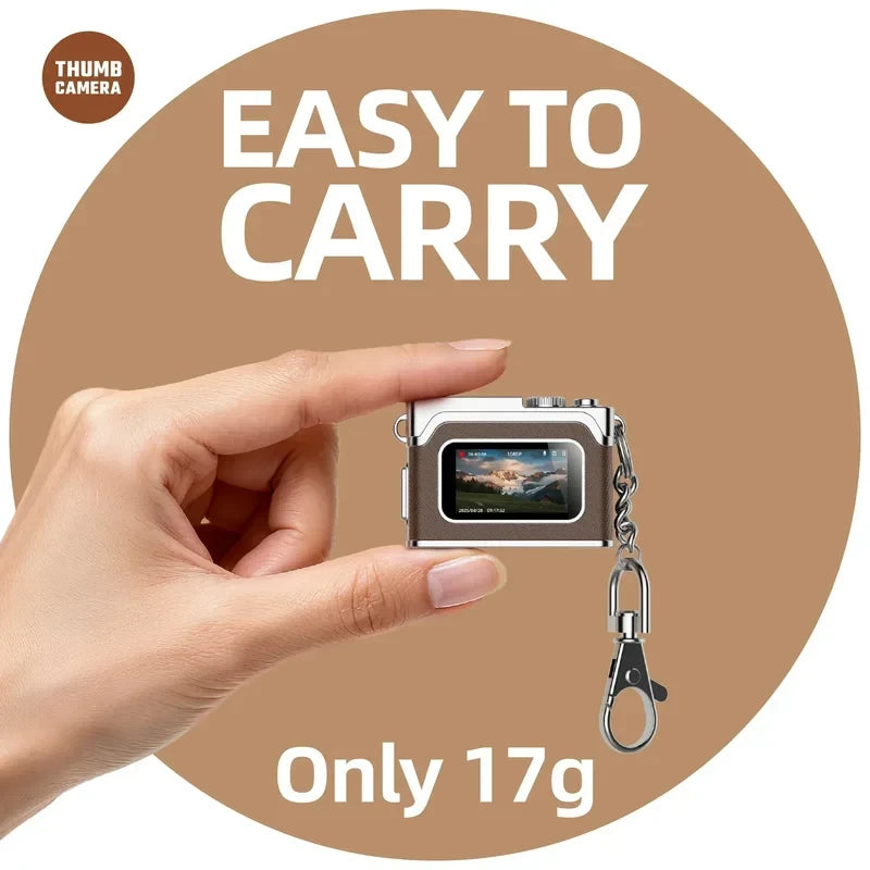 Retro Portable Mini Keychain Camera