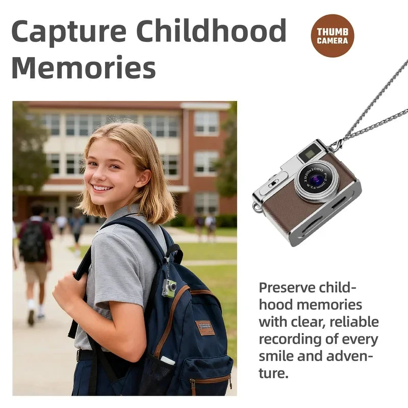 Retro Portable Mini Keychain Camera