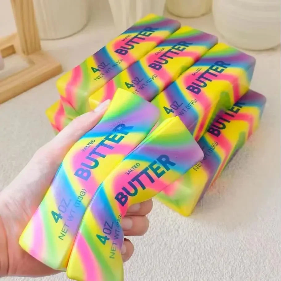 Rainbow Butter Stick Squishy