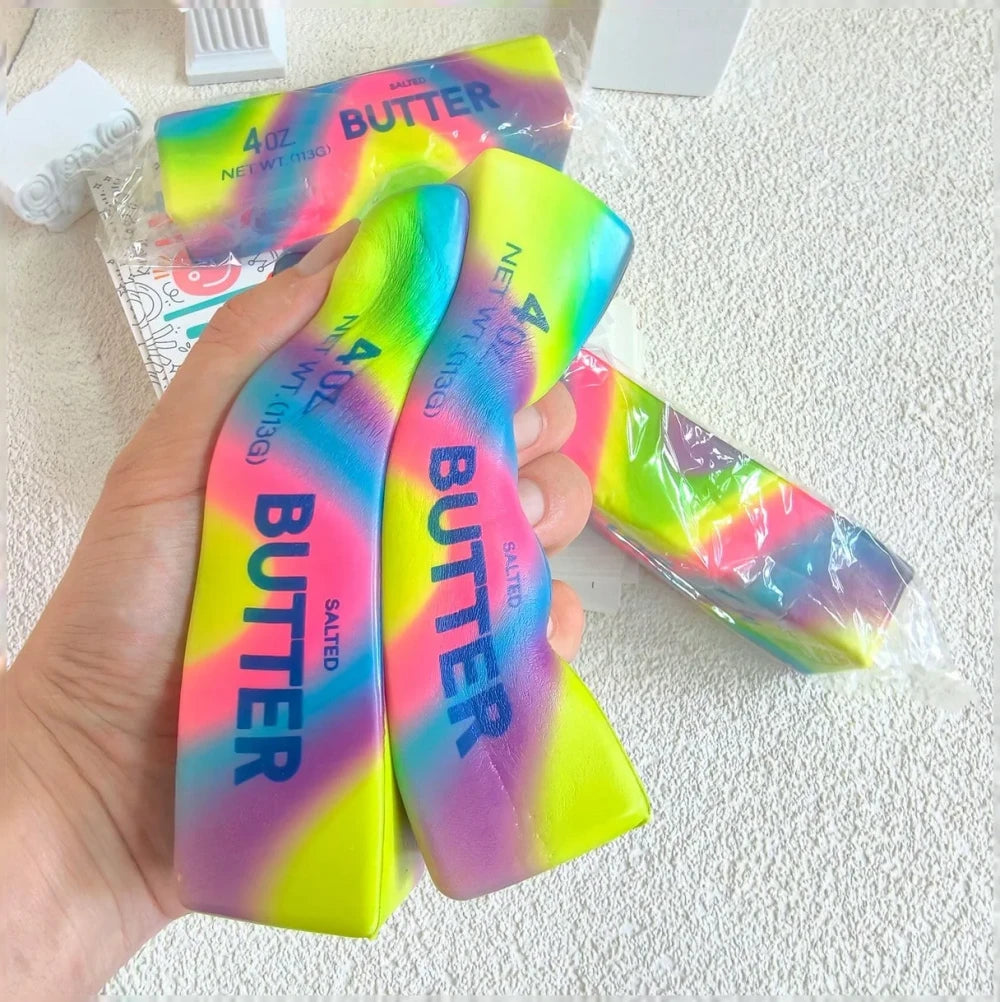 Rainbow Butter Stick Squishy