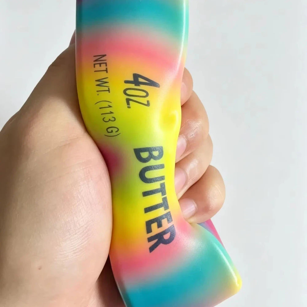 Rainbow Butter Stick Squishy