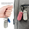 Portable Rhinestone Pill Container Keychain