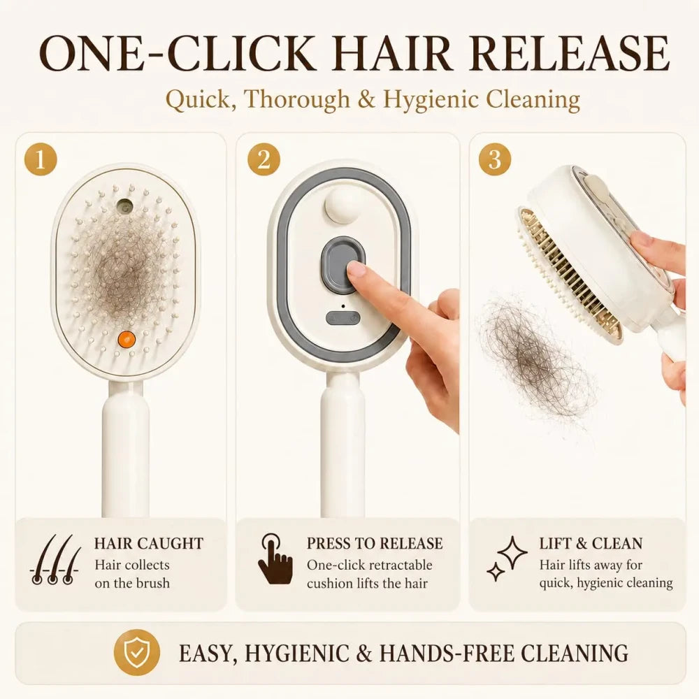 Electric Spray Hair Brush