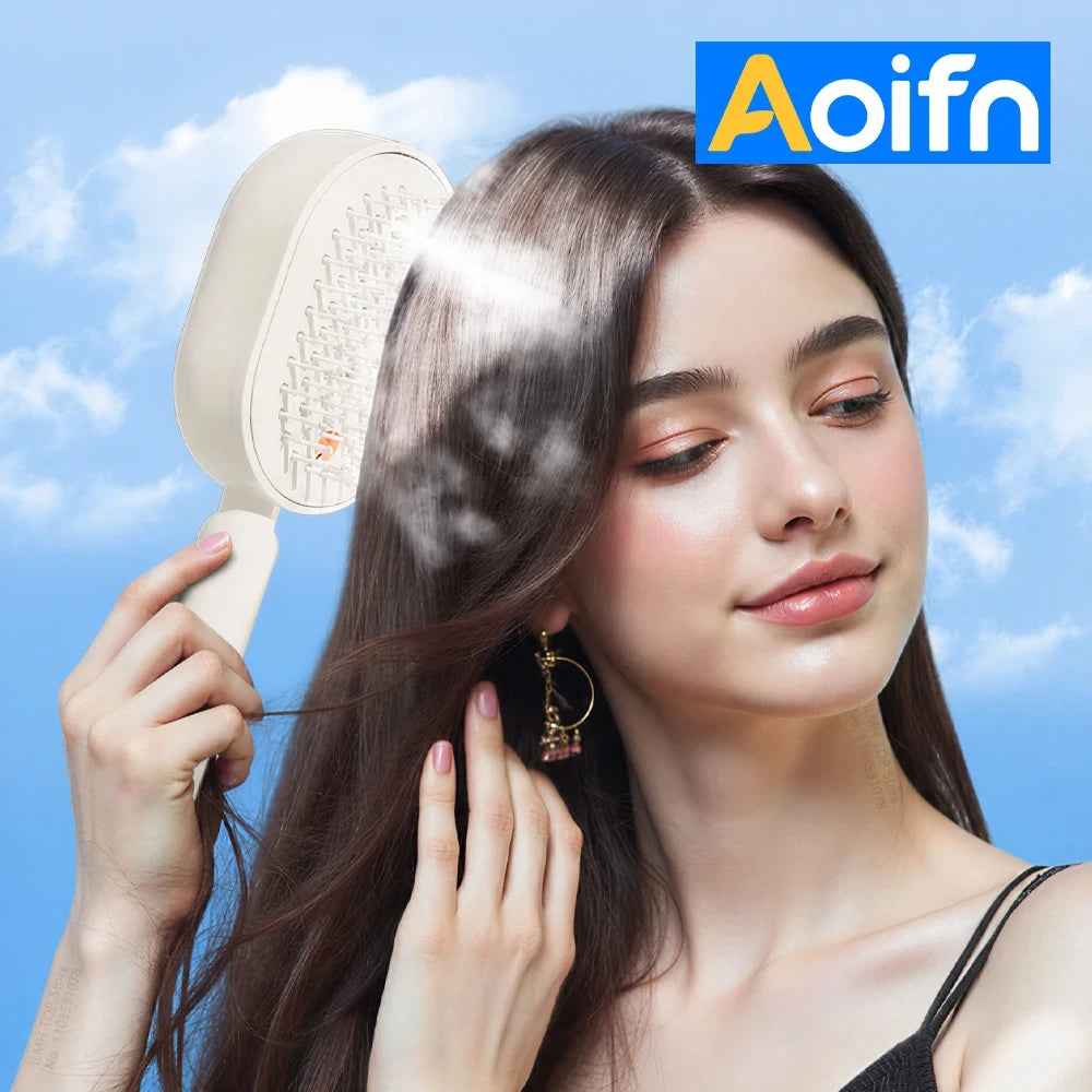 Electric Spray Hair Brush