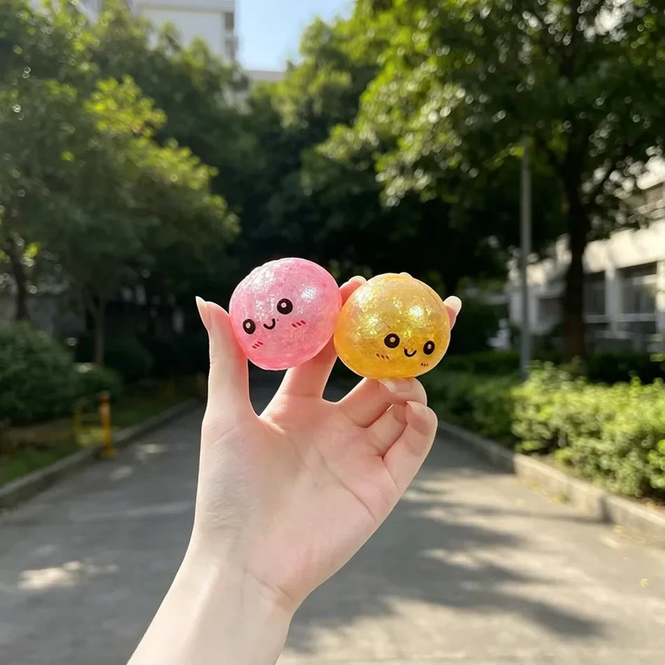 Glitter Dumpling Squishy Fidget Toy