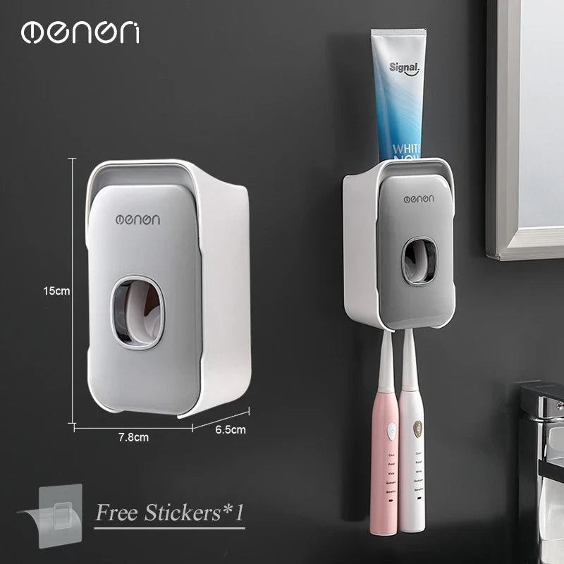 Wall-Mounted Toothpaste Dispenser