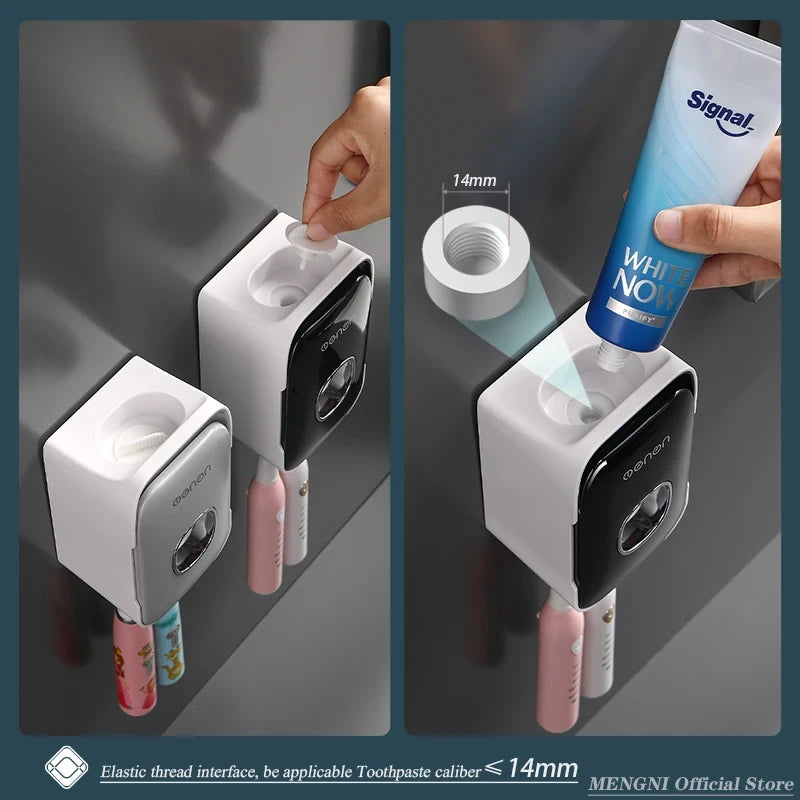 Wall-Mounted Toothpaste Dispenser