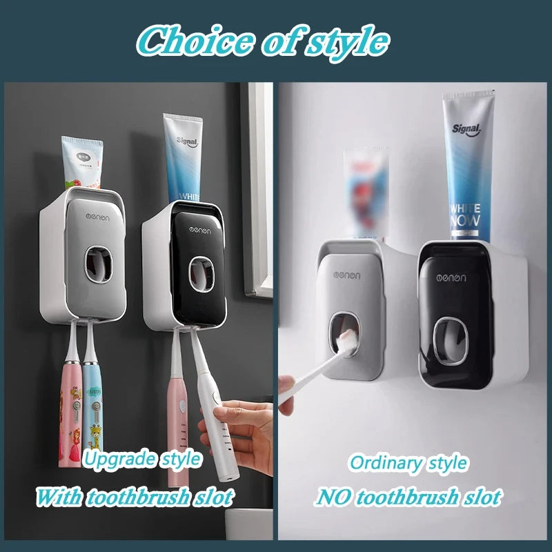 Wall-Mounted Toothpaste Dispenser